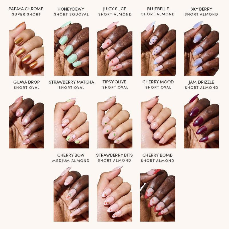 Glamnetic Juicy Drop Press-On Nail Collection