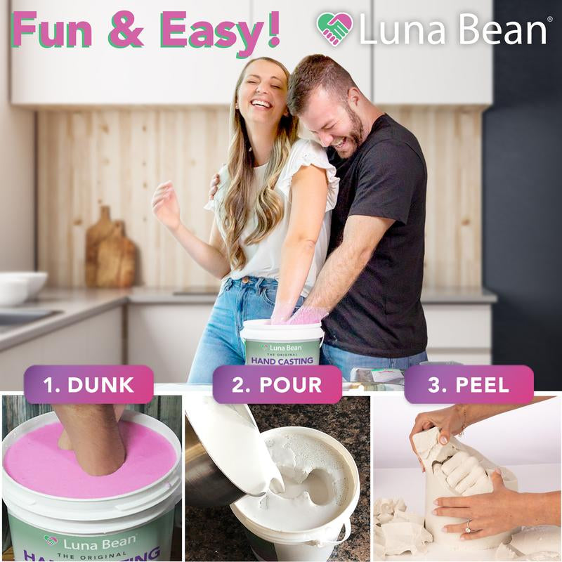Luna Bean Original Casting Kit – Perfect Gift and Activity for Couples, Families, & Friends