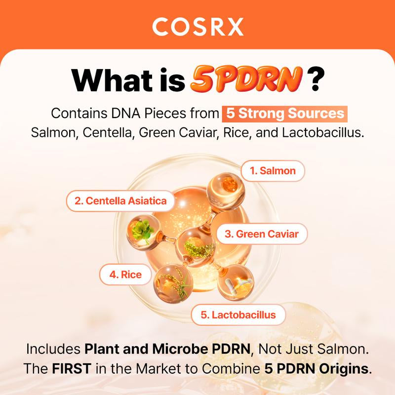 [COSRX Official] 5 PDRN Collagen Vitalizing Hydrogel Eye Patch (60Pcs) - Dark Circle Eraser & Anti-Wrinkle | 5 Types of PDRN + Vitamin C + Glutathione + Niacinamide | ALL in ONE EYE PATCH