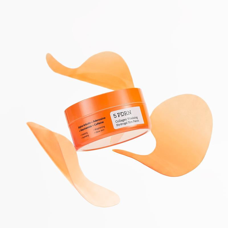 [COSRX Official] 5 PDRN Collagen Vitalizing Hydrogel Eye Patch (60Pcs) - Dark Circle Eraser & Anti-Wrinkle | 5 Types of PDRN + Vitamin C + Glutathione + Niacinamide | ALL in ONE EYE PATCH