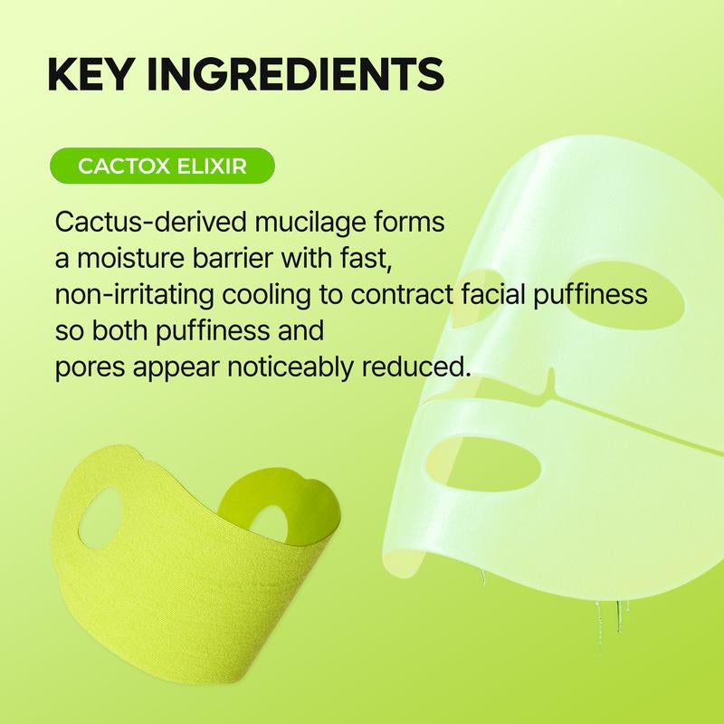 [Dr.Melaxin Official] CACTOX Essential 5-Step Pore Tightening Starter Set with Cactus Cooling Reduce Puffiness & Pore Tightening for Visible Pore Care Skin Repair